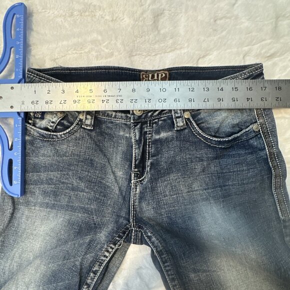 Stylish Cowgirl Tuff Women's Distressed Bootcut Denim Western Style 30x32 READ* - Picture 13 of 16